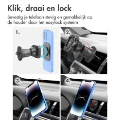 EasyLock Houder - iPhone 15 Pro Telefoon & Tablethouders