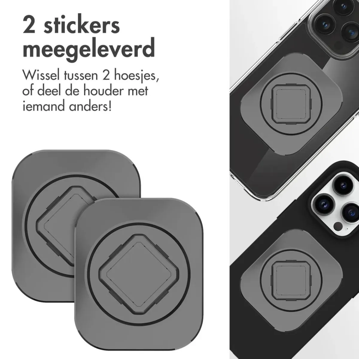EasyLock Houder - iPhone 15 Pro Telefoon & Tablethouders