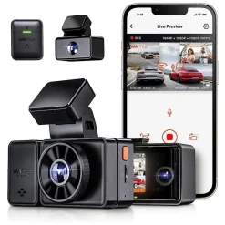 Outlet E3 Triple 3CH 2K QuadHD Wifi GPS dashcam Dashcams
