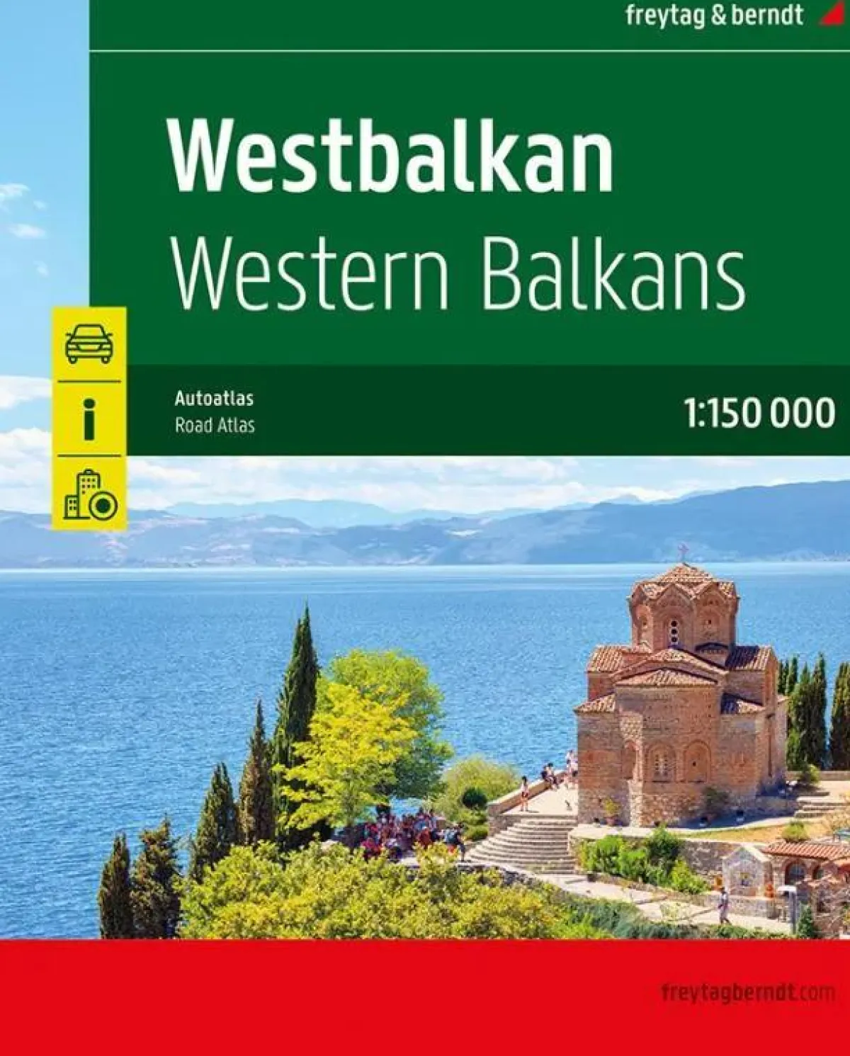 Best F&B Wegenatlas West-Balkan Atlassen|Wegenkaarten & Atlassen