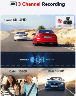 Sale F17 3CH 4K Wifi GPS 64gb dashcam Dashcams
