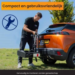 New Fietsendrager Auto - 2 Fietsen Inklapbaar Trekhaak Fietsendragers|Fietsendrager Elektrische Fiets