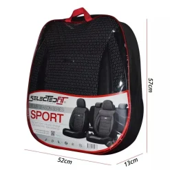 Discount Fit Sport - Stoelhoezenset Stoel- En Stuurhoezen