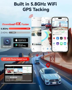 Clearance F7N Elite 4K Touch Wifi GPS 2CH 128gb dashcam Dashcams