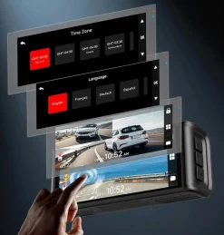 Hot F7NT Touch 4K Touch Wifi GPS 2CH 64gb dashcam Dashcams