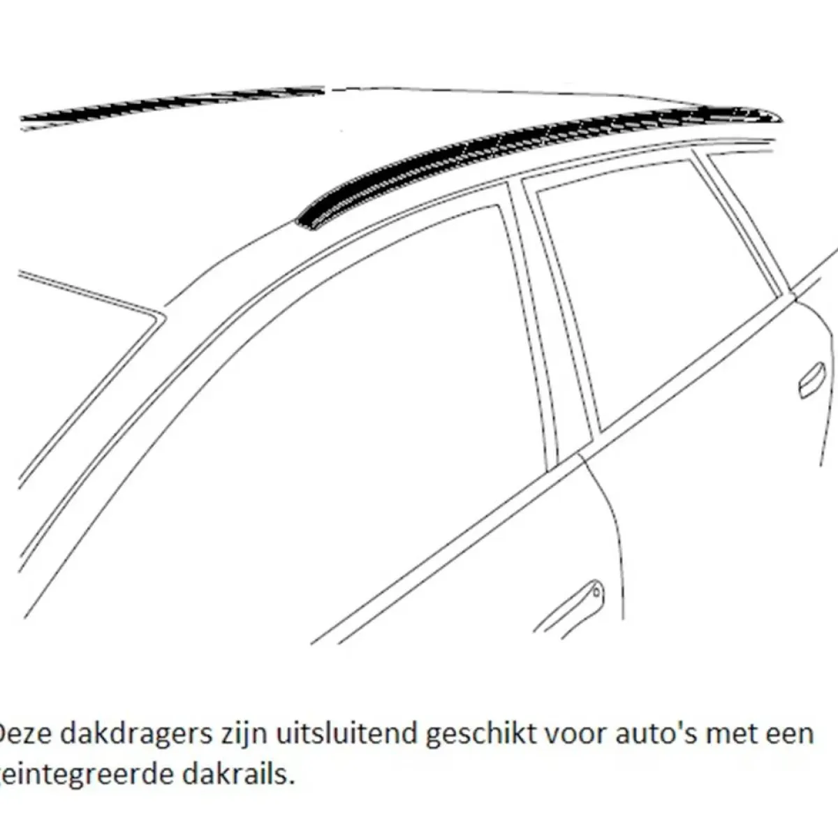 Outlet Fortis dakdrager gesloten dakrails Dakdragers