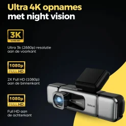Best G980H 4CH 4K Wifi GPS 128gb 360 graden dashcam Dashcams