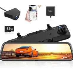 Best G840H 2K Wifi GPS 32gb Mirror dashcam Dashcams