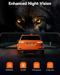 Discount G850 Pro 4K Wifi GPS 64gb Mirror dashcam Dashcams