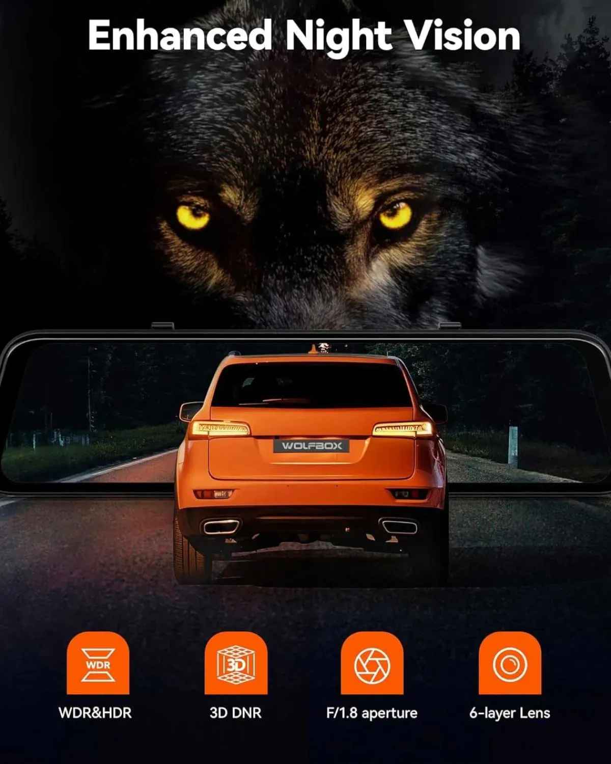 Discount G850 Pro 4K Wifi GPS 64gb Mirror dashcam Dashcams