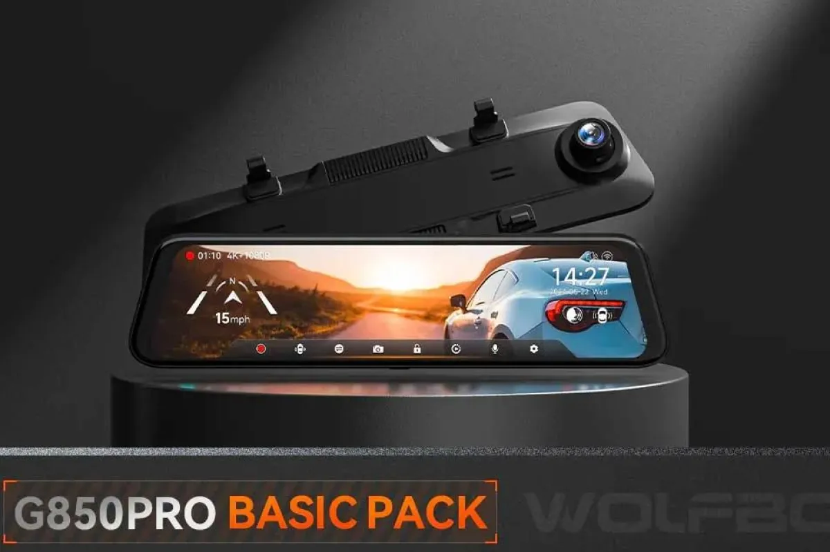 Discount G850 Pro 4K Wifi GPS 64gb Mirror dashcam Dashcams