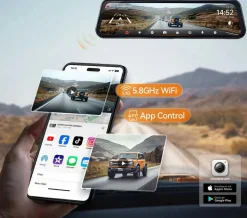 Discount G900 Tripro cabin 3CH 4K Wifi GPS 256gb Mirror Dashcams
