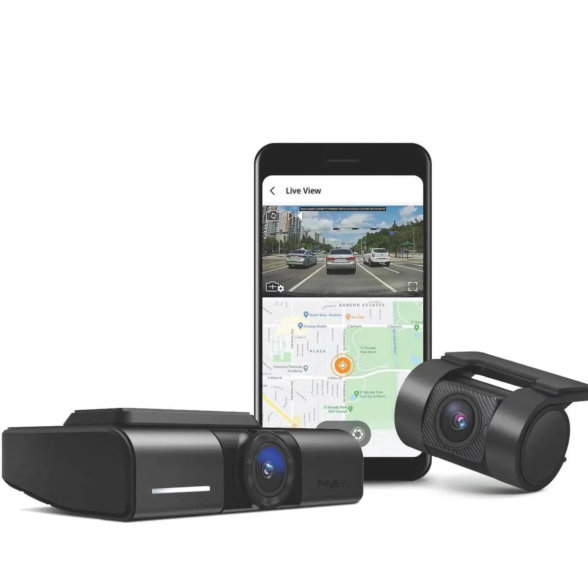 Clearance GX1000 2CH 2K Wifi GPS 32gb dashcam Dashcams
