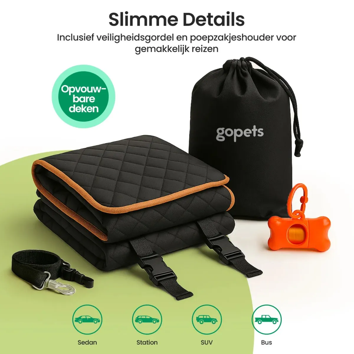 Online Hondendeken Auto Achterbank - Incl. Accessoires Autobenches & Accessoires