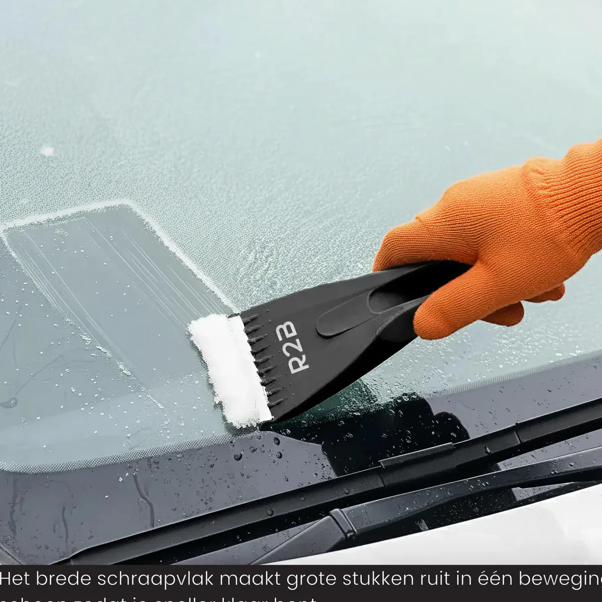 Hot IJskrabber Auto met IJsbreker - Zwart Ijskrabbers