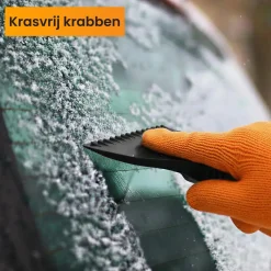 Hot IJskrabber Auto met IJsbreker - Zwart Ijskrabbers