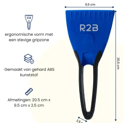 IJskrabber Auto met IJsbreker - Blauw Ijskrabbers