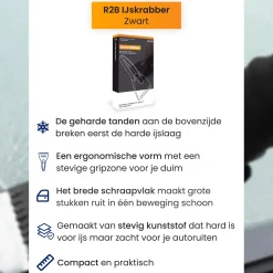 IJskrabber Auto met IJsbreker - Blauw Ijskrabbers