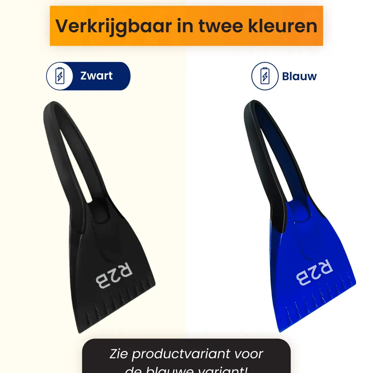 IJskrabber Auto met IJsbreker - Blauw Ijskrabbers