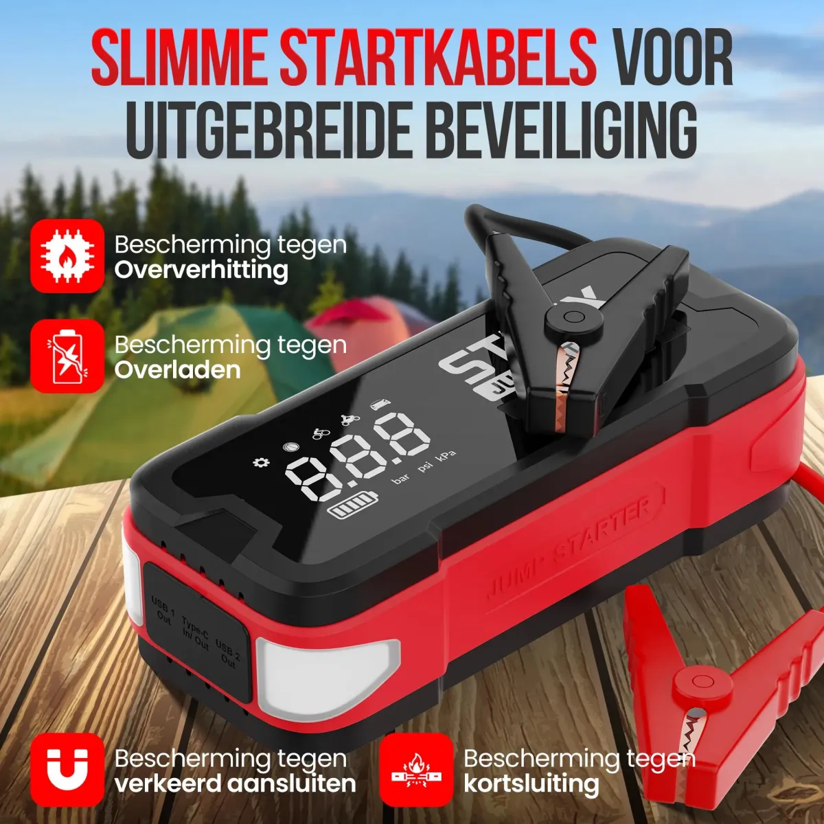 Best Jumpstarter voor Auto met Compressor Acculaders & Starthulpen