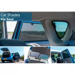 Sale Kia Soul II 5 deurs 2014-2019 - Zonneschermen Autozonneschermen