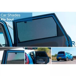 Sale Kia Soul II 5 deurs 2014-2019 - Zonneschermen Autozonneschermen
