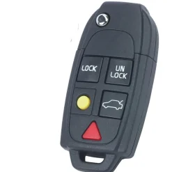 Discount Klapsleutelbehuizing geschikt voor Volvo Autosleutelhoesjes