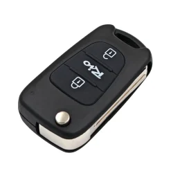 Hot Klapsleutelbehuizing 2 knops geschikt voor Kia Autosleutelhoesjes