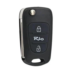 Hot Klapsleutelbehuizing 2 knops geschikt voor Kia Autosleutelhoesjes