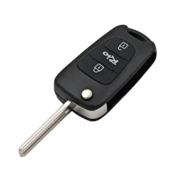 Hot Klapsleutelbehuizing 2 knops geschikt voor Kia Autosleutelhoesjes