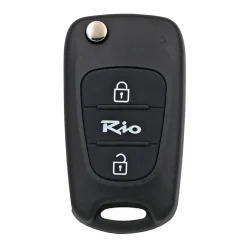 Hot Klapsleutelbehuizing 2 knops geschikt voor Kia Autosleutelhoesjes