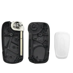 Hot Klapsleutelbehuizing 3 knops geschikt voor Ford Autosleutelhoesjes