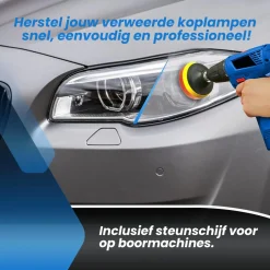 New Koplamp Polijst Set - Restauratie Kit - 16 Delig Auto Polijsten