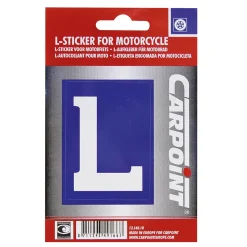 L-sticker voor lesmotor 5x7 cm Markeringsborden & -Signalen