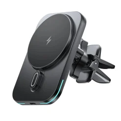 Hot MagSafe Qi2 Autolader 15W Ventilatierooster Telefoon & Tablethouders