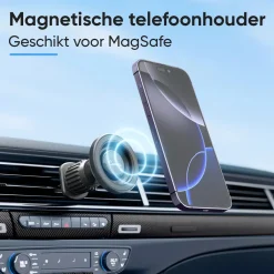 Sale MagSafe Telefoonhouder Auto - Zwart Telefoon & Tablethouders
