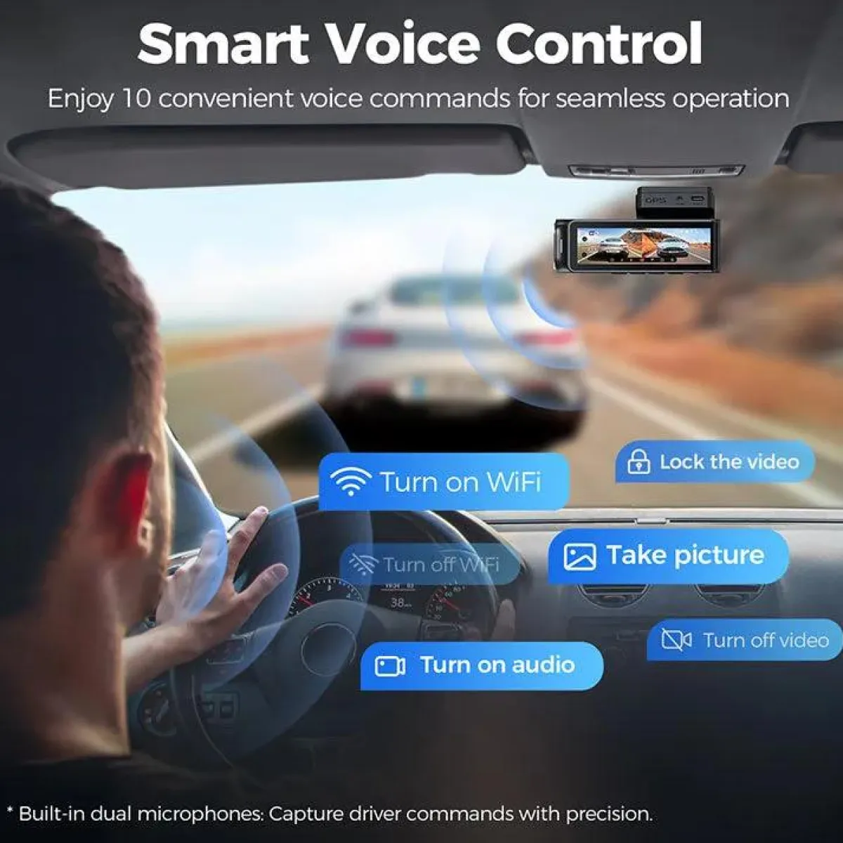 Sale M360 2CH 4K Wifi GPS 64gb dashcam Dashcams