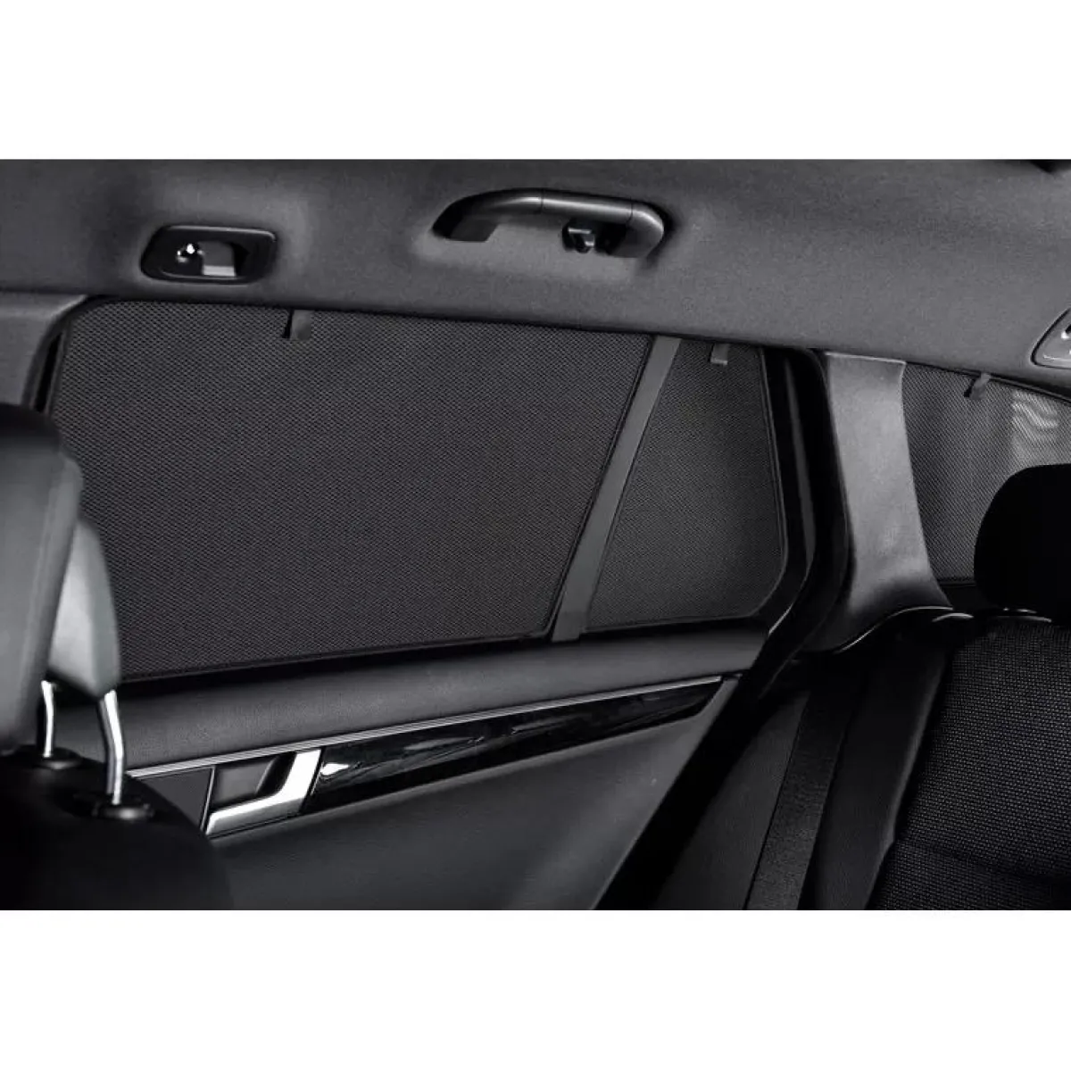 Best Mercedes Vito 5 deurs (voor modellen met 2 schuifdeuren) XLWB extra lange wielbasis 2014 - Zonneschermen Autozonneschermen