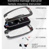 Hot Metalen Sleutelhoesje voor Bmw grijs A4 Autosleutelhoesjes