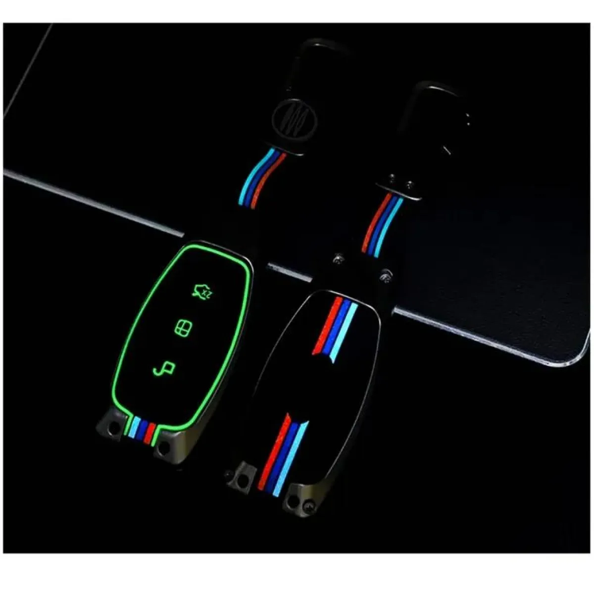 Discount Metalen Sleutelhoesje voor Ford grijs K3 Autosleutelhoesjes