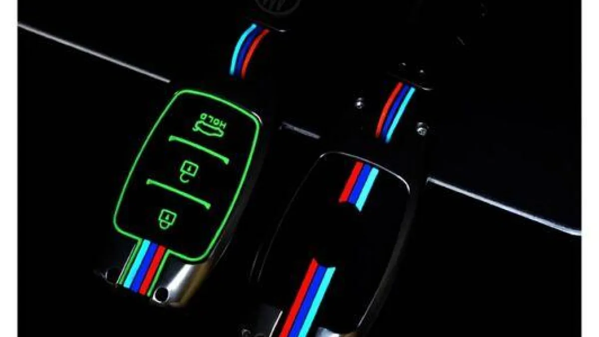 Metalen Sleutelhoesje voor Hyundai grijs D3 Autosleutelhoesjes