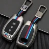 Outlet Metalen Sleutelhoesje voor Hyundai grijs B3 Autosleutelhoesjes