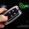Outlet Metalen Sleutelhoesje voor Jaguar grijs A5 Autosleutelhoesjes