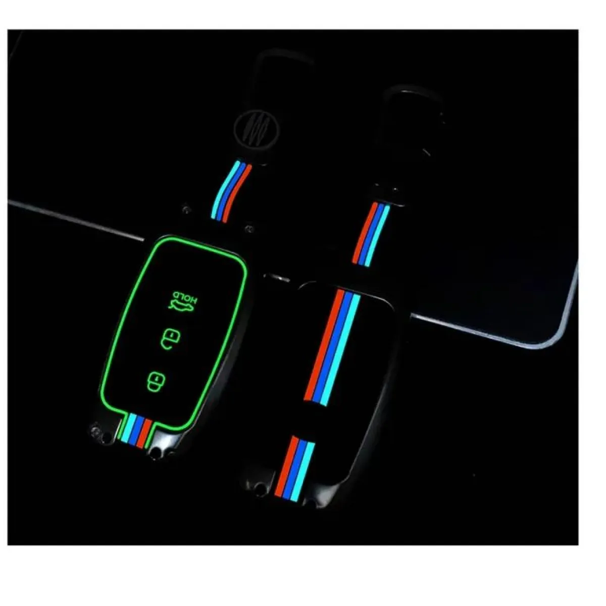 Discount Metalen Sleutelhoesje voor Kia grijs A3A Autosleutelhoesjes