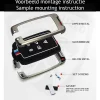 Discount Metalen Sleutelhoesje voor Landrover grijs A5 Autosleutelhoesjes