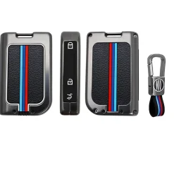 New Metalen Sleutelhoesje voor Lync & Co grijs 01 Autosleutelhoesjes