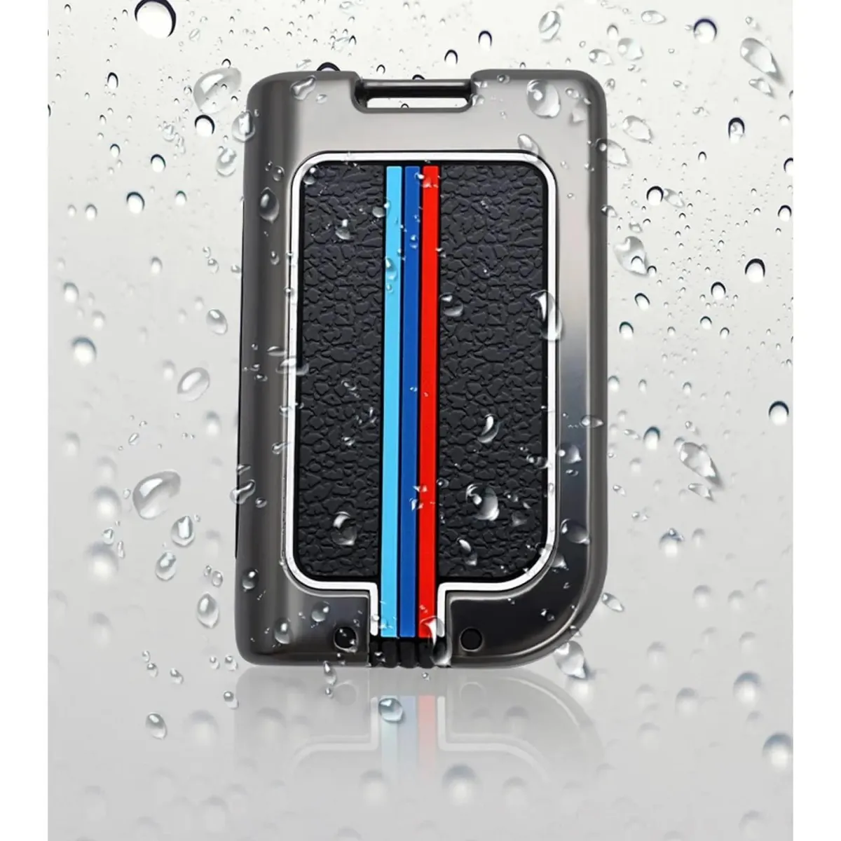 New Metalen Sleutelhoesje voor Lync & Co grijs 01 Autosleutelhoesjes