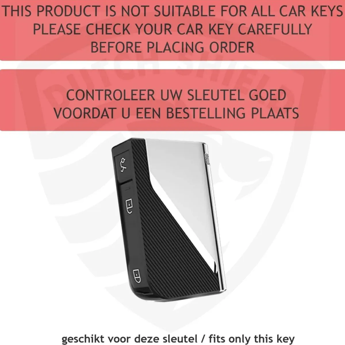 New Metalen Sleutelhoesje voor Lync & Co grijs 01 Autosleutelhoesjes