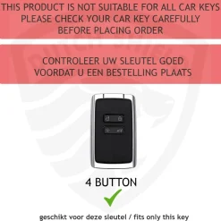 Outlet Metalen Sleutelhoesje voor Mitsubishi grijs A Autosleutelhoesjes