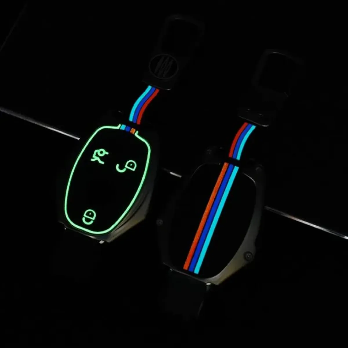 Discount Metalen Sleutelhoesje voor Mercedes grijs A3 Autosleutelhoesjes